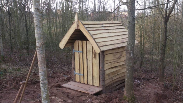 Larch compost toilet Larch compost toilet