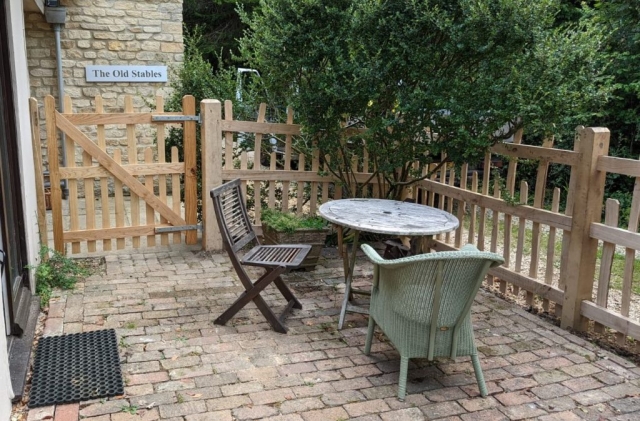 Sawn and cleft gate to match bespoke fencing Sawn and cleft Chestnut gate to match bespoke fencing