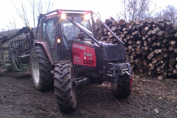 Our Valmet 6600 forestry tractor Our Valmet 6600 forestry tractor