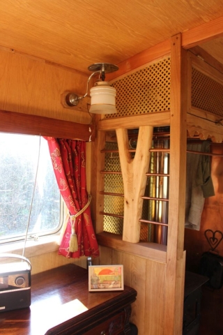 Interior detail of Showmans wagon Interior detail of Showmans wagon